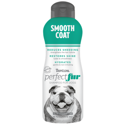 TropiClean Perfect Fur Short Double Coat Shampoo 16OZ