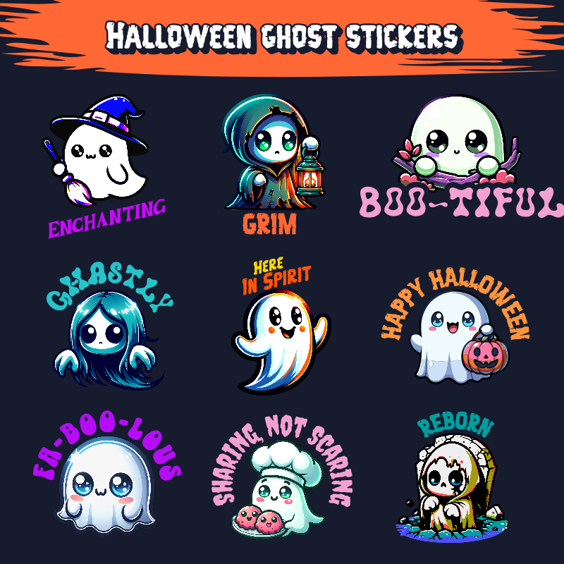 Halloween Mixed Sticker Pack