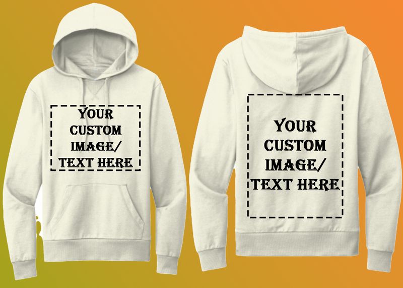Custom Pullover Hoodies (100% Organic Cotton French Terry)