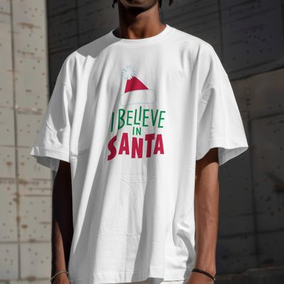 I Believe In Santa T-Shirt (100% Organic Cotton)