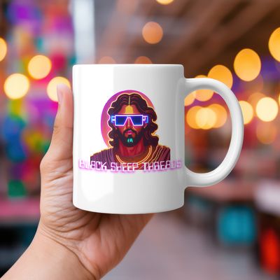 Synth Jesus Mug (15 oz)