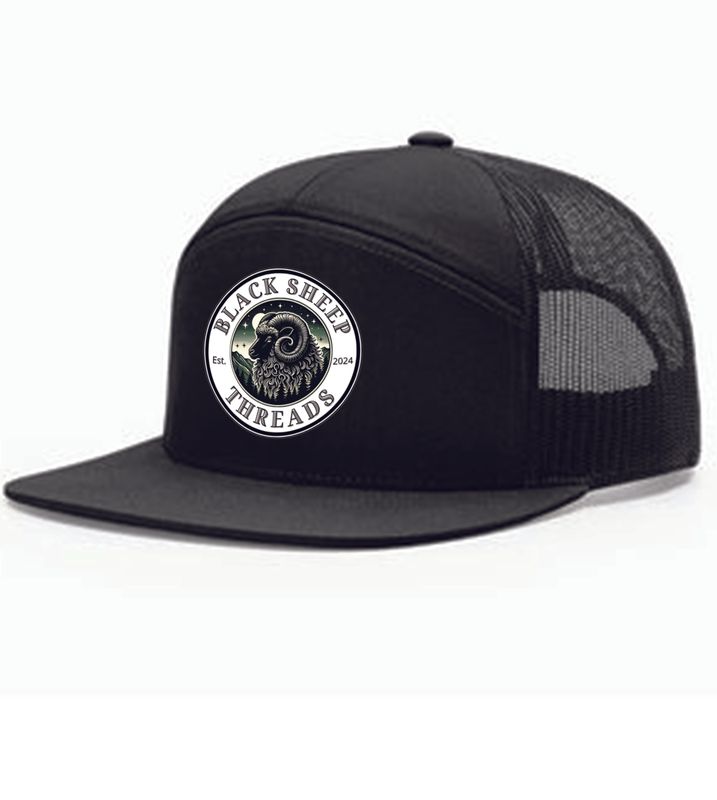 Black Sheep Threads Flat Bill Snapback Cap (One size fits most)