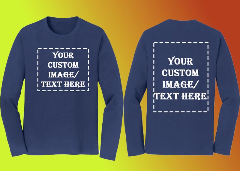 Custom Long Sleeve T-Shirt