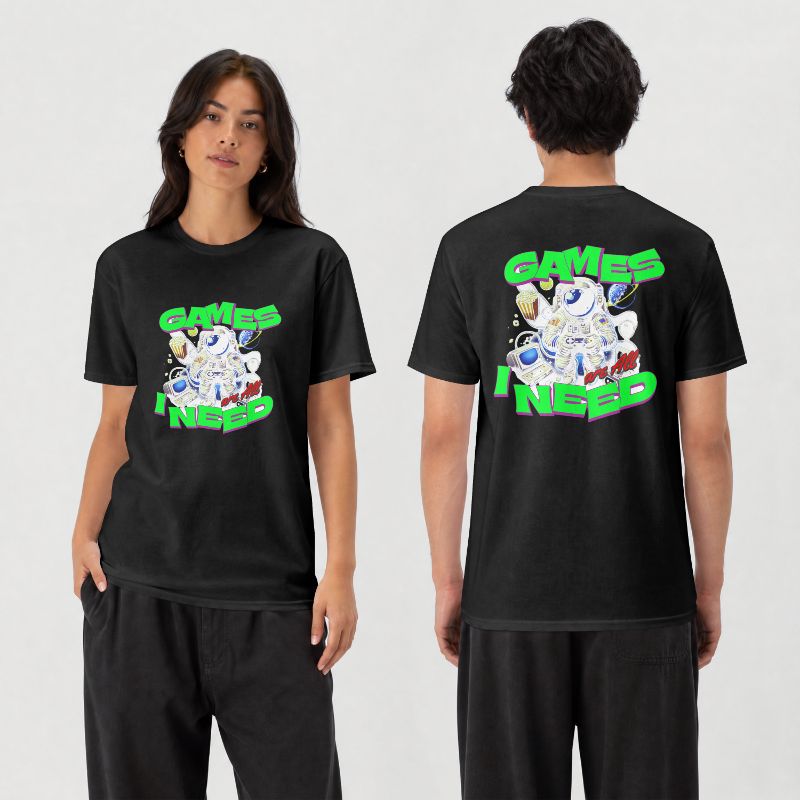 Games Are All I Need (100% Organic Cotton T-Shirt)