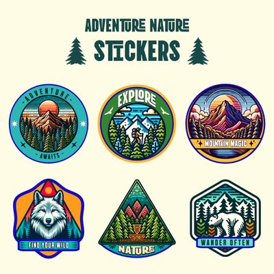 Adventure Nature Sticker Sheet