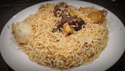 Mutton Biryani (Mutton, Potato and Egg with Rice)