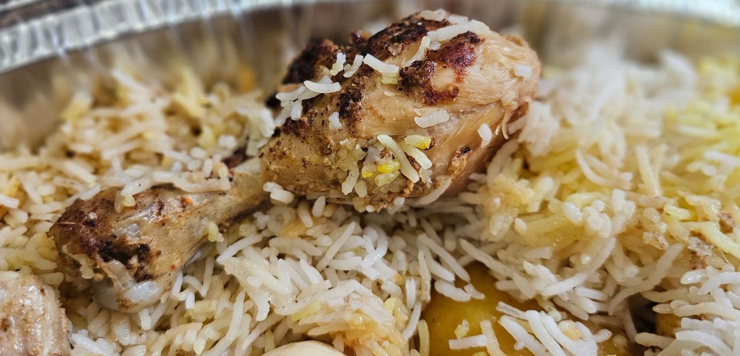 Chicken Biryani (Chicken, Egg and Potato with Rice)
