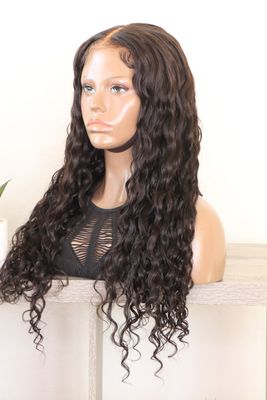 UNICE 24&quot; Water Wave 7x5&quot; Bye-Bye Knots Pre-Everything Lace Wig