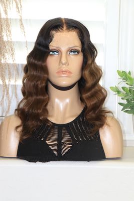 UNICE 12&quot; Loose Wave Bob T1b/2b 13x4&quot; Pre-Everything HD Lace Wig