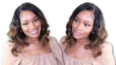 UNICE 12&quot; Loose Wave Bob T1b/2b 13x4&quot; Pre-Everything HD Lace Wig