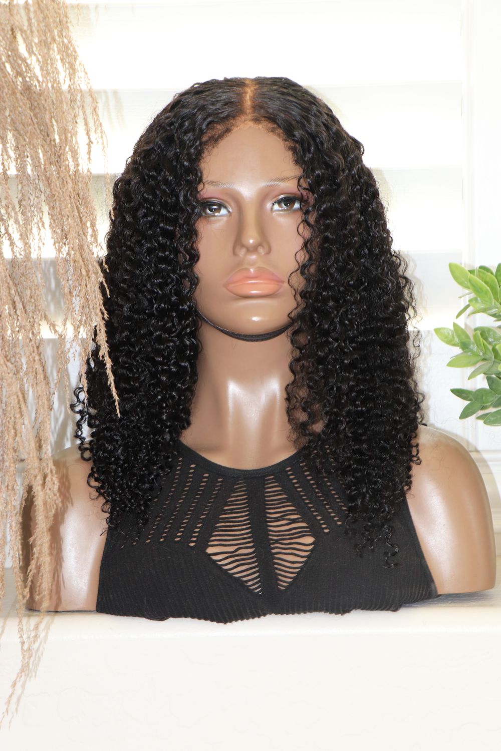 JULIA HAIR 20&quot; Kinky Curly 7x5 Bye Bye Knots Kinky Edges