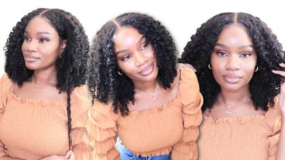 JULIA HAIR 20&quot; Kinky Curly 7x5 Bye Bye Knots Kinky Edges