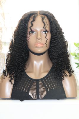 UNICE 18&quot; Kinky Curly 6x4.75&quot; Pre-Everything Lace Air Wig Ready To Wear