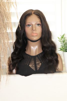 RPGHAIR 18&quot; BODYWAVE KINKY EDGE 360 INVISI-STRAP HD LACE