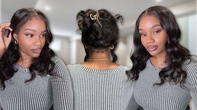 RPGHAIR 18&quot; BODYWAVE KINKY EDGE 360 INVISI-STRAP HD LACE
