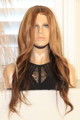 KLAIYI 22&quot; Yaki Straight 2in1 Dual Flip &amp; Go Lace Wig *READ DESCRIPTION*