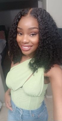 UNICE 20&quot; Kinky Curly 13x4 Lace Front Wig *DEFECTIVE*