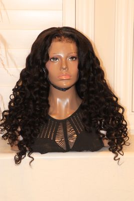 WowAfrican 24" HD Virgin Indian Kinky Natural Curl w/ Kinky Edges 13x6" 180% Density