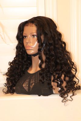 WowAfrican 24" HD Virgin Indian Kinky Natural Curl w/ Kinky Edges 13x6" 180% Density