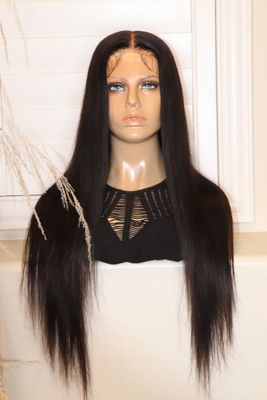 Amanda Hair 24" Silky Straight 5x5" Bye Bye Knots Lace Closure Wig (Defective)