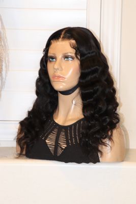 ISEE HAIR 20" Crimped Body Wave 9x6" Glueless Parting Max Wear &amp; Go Lace Wig