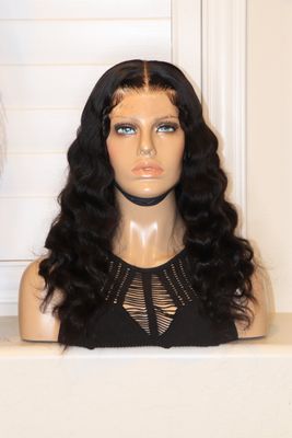 ISEE HAIR 20" Crimped Body Wave 9x6" Glueless Parting Max Wear &amp; Go Lace Wig