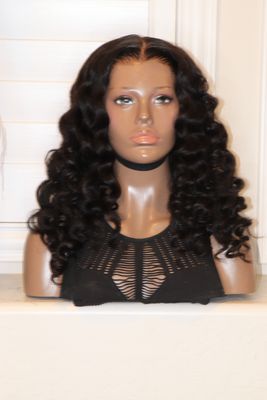 OMGHERHAIR 20" Kinky Straight Wand Curl 360 HD Invisi Strap