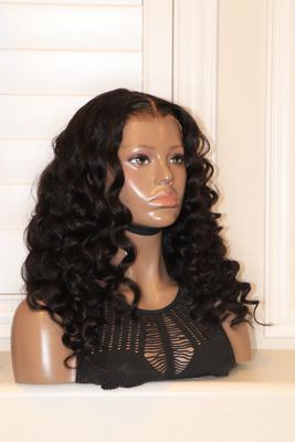 OMGHERHAIR 20" Kinky Straight Wand Curl 360 HD Invisi Strap