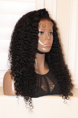 BEAUTY FOREVER 24" Jerry Curly 6X4.75 Wear &amp; Go Glueless Air Wig
