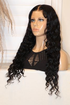 NADULA 24" Water Wave 7x5" HD Blendaway Lace Bye-Bye Knots Wear &amp; Go