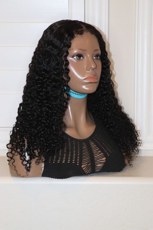Ashimary 20" HD Kinky Curly + Kinky Edge 250% Density 360 Invisi-Strap Lace Wig