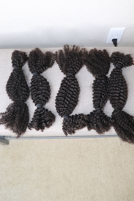 5 Bundles *NEW* HOT BRAIDS Bulk Kinky Coily 3c/4a 100% Human Hair 22" 250 Grams For Braids, Twists, Locs and Crochet