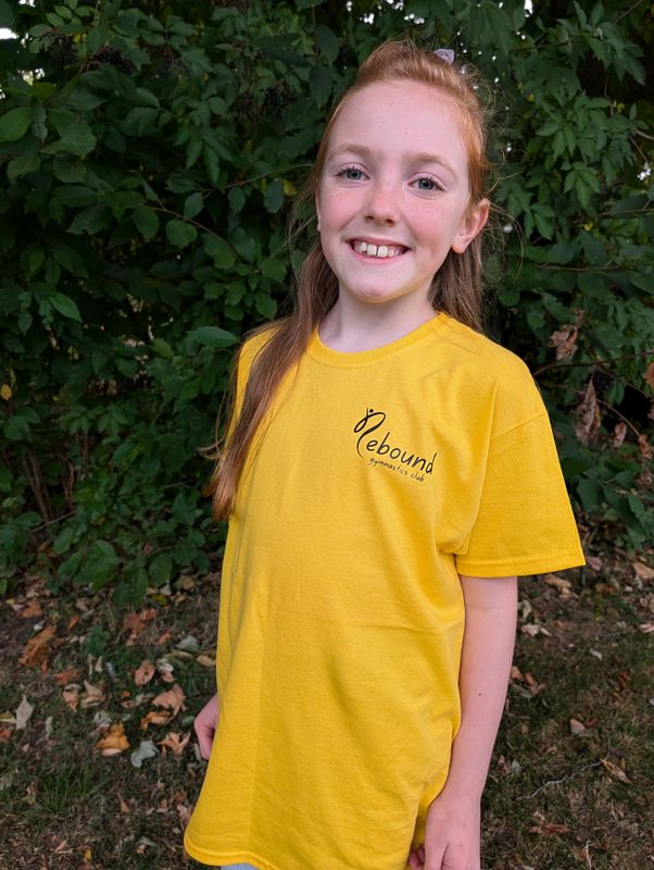 Rebound Gymnastics Club - House T-Shirts (Yellow)