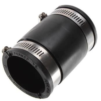 1 1/2 IN FERNCO FLEXIBLE COUPLING ( CAST IRON OR PVC TO CAST IRON )