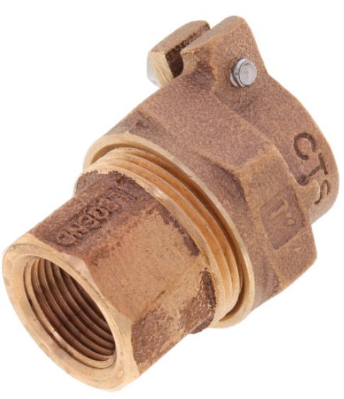 1 IN X 3/4 IN PACK JOINT (CTS) X FEMALE COUPLING T-4305NL (NO LEAD BRONZE)