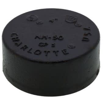 4 IN CAST IRON CAP (BLIND PLUG)