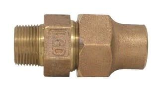 3/4 IN FLARE X MIP NO LEAD BRONZE ADAPTER COUPLING T-4100NL ( FLARE X MALE )