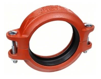 3 IN RED DUCTILE IRON GROOVED COUPLING