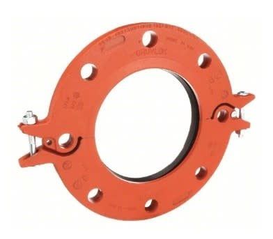 8 IN RED DUCTILE IRON MEGA LUG FLANGE ( PVC )