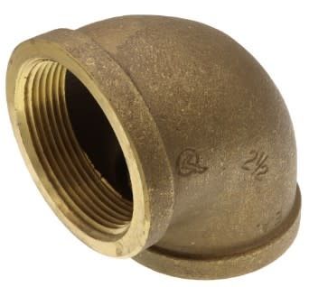 2 1/2 IN BRASS 90 DEGREE ELBOW