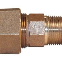 1 1/4 IN BRASS COMPRESSION MIP T-4350NL COUPLING