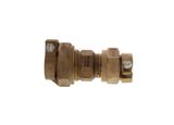 1 IN X 3/4 IN BRASS PACK JOINT COUPLING (CTS X CTS)