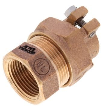 2 IN T-4305NL BRASS PACK JOINT FEMALE COUPLING (FEMALE X PACK)