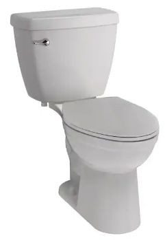 DELTA FOUNDATIONS 2-PIECE 1.28 GPF SINGLE FLUSH ELONGATED TOILET