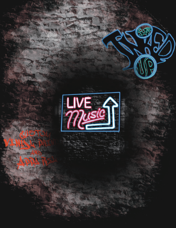 -Live Music Neon Sign