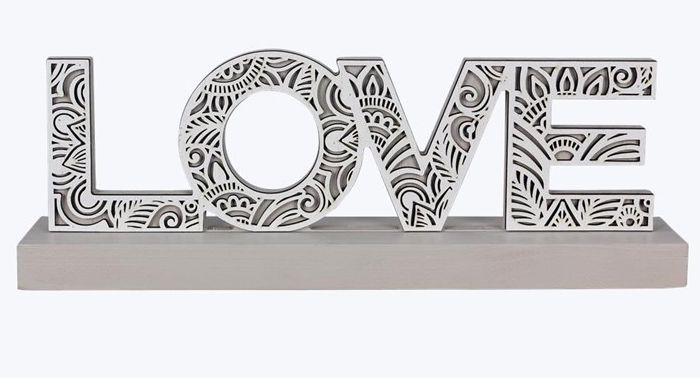 WOOD LOVE SHELF SITTER