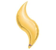 28” JUMBO CURVE, COLOR: GOLD