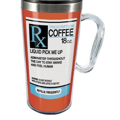 PRESCRIPTION TRAVEL COFFEE MUG