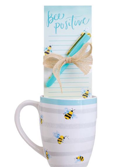 BEE MUG NOTE PAD SET