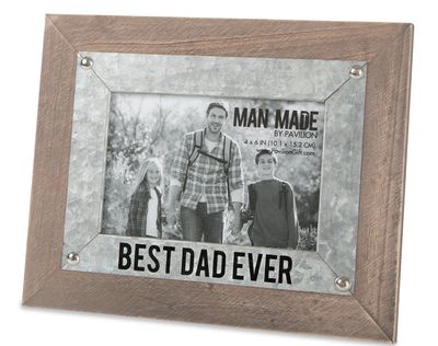 WOOD METAL FRAME-BEST DAD